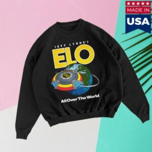 Jeff Lynne’s Elo Store Merch All Over The World Crewneck