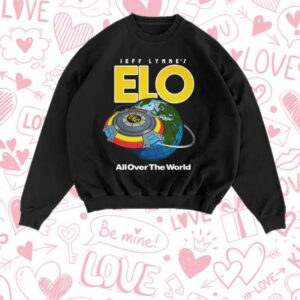 Jeff Lynne’s Elo Store Merch All Over The World Crewneck