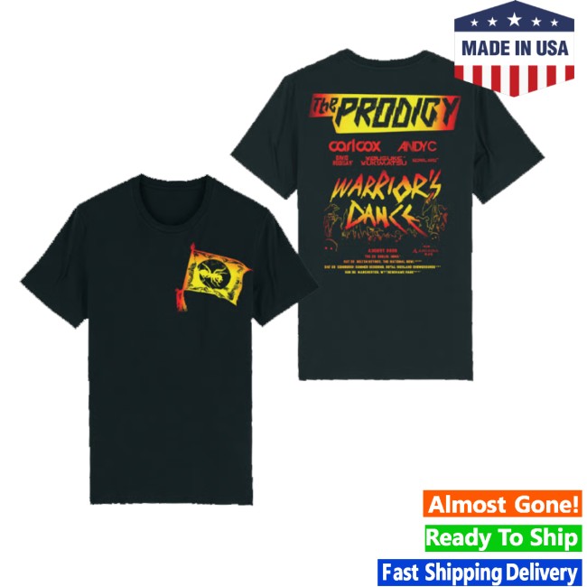 The Prodigy Store Merch Warrior’s Dance ’26 Flag T-Shirt The Prodigy Store Merch Warrior’s Dance ’26 Flag T-Shirt