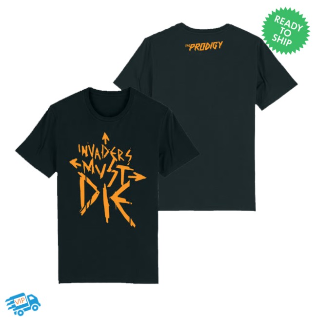 The Prodigy Store Merch Invaders Must Die Logo T-Shirt The Prodigy Store Merch Invaders Must Die Logo T-Shirt