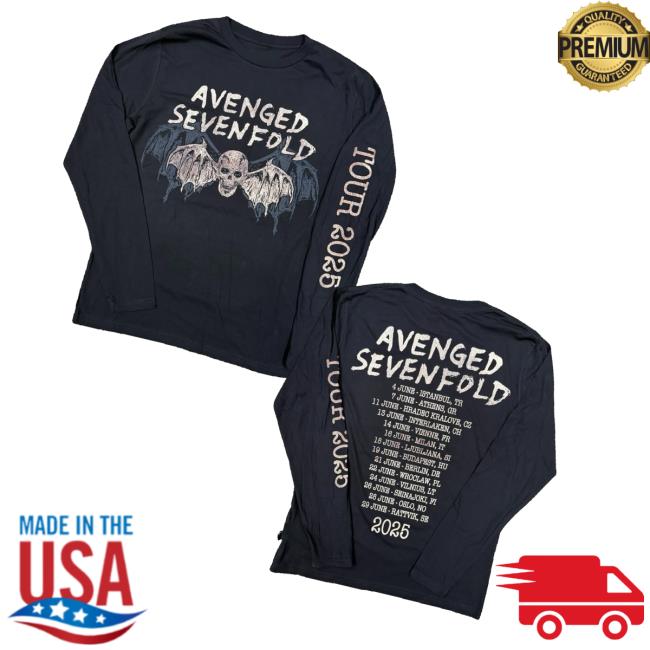 A7x World Merch Store Avenged Sevenfold Europe Tour Libad Long Sleeve Tee A7x World Merch Store Avenged Sevenfold Europe Tour Libad Long Sleeve Tee