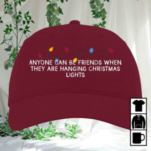 Blankclo Merch Store Candice King Christmas Lights Dad Hat