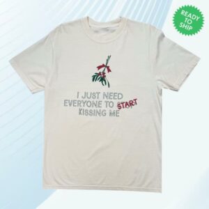 Blankclo Merch Store Candice King Start Kissing Me Ss Tee