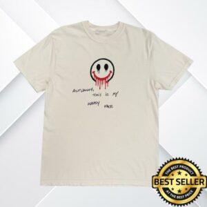 Blankclo Merch Store Paul Wesley Happy Face Ss Tee