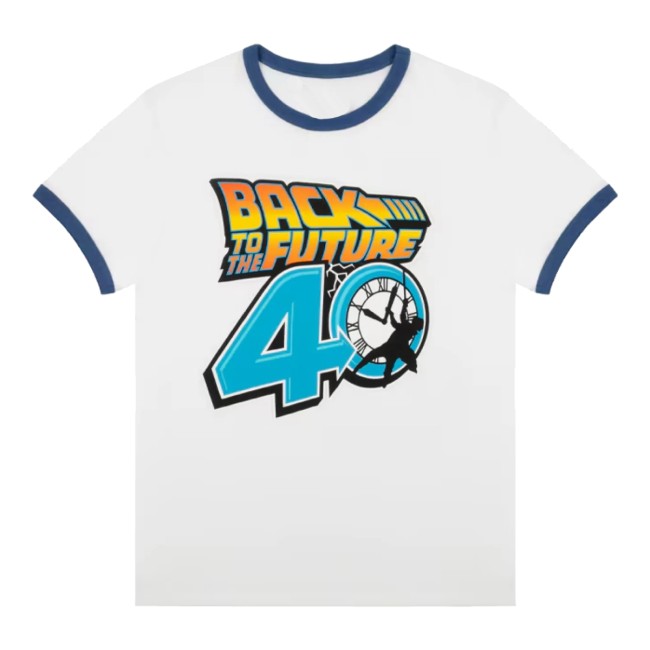 Shop Universal Store Merch Back To The Future 40Th Anniversary Ringer T-Shirt Shop Universal Store Merch Back To The Future 40Th Anniversary Ringer T-Shirt