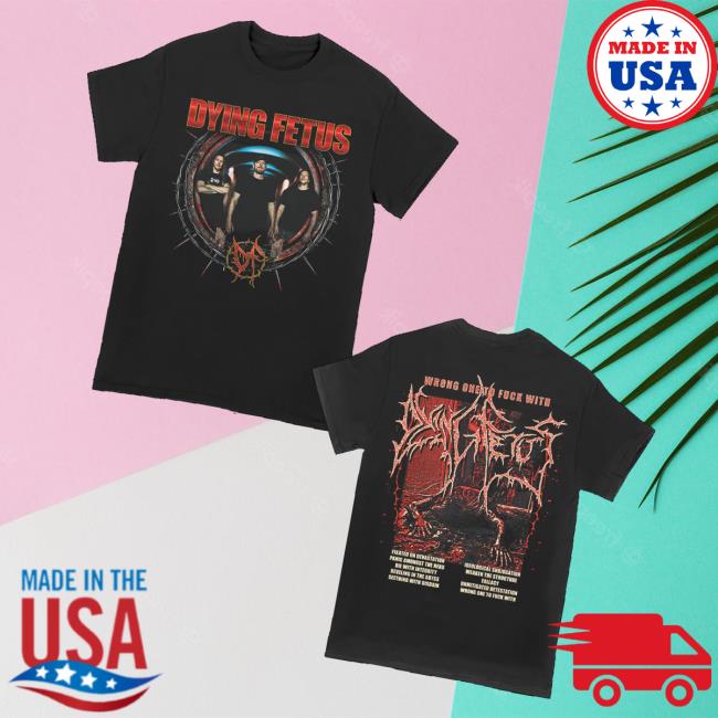 Dying Fetus Band Merch Store Dying Fetus Spike Circle Tee Dying Fetus Band Merch Store Dying Fetus Spike Circle Tee