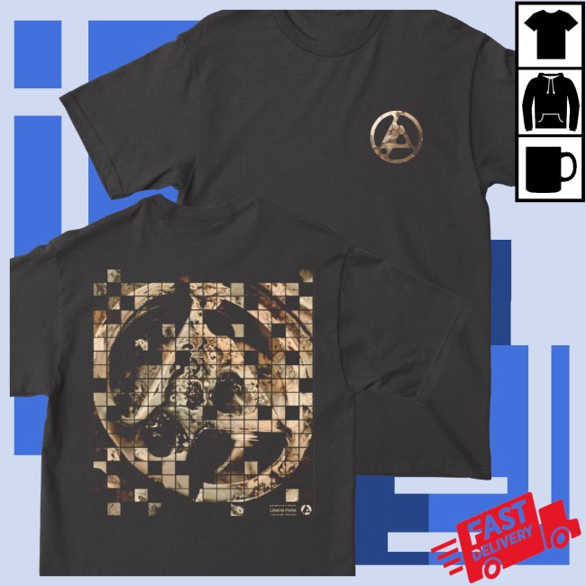 Linkin Park Store Merch Fz Tile Glitch Graphite Black Tee Linkin Park Store Merch Fz Tile Glitch Graphite Black Tee