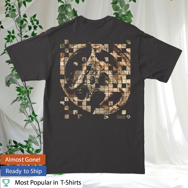 Linkin Park Store Merch Fz Tile Glitch Graphite Black Tee Linkin Park Store Merch Fz Tile Glitch Graphite Black Tee