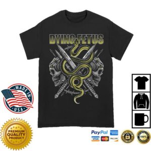 Dying Fetus Band Merch Store Dying Fetus Snake Skull Tee