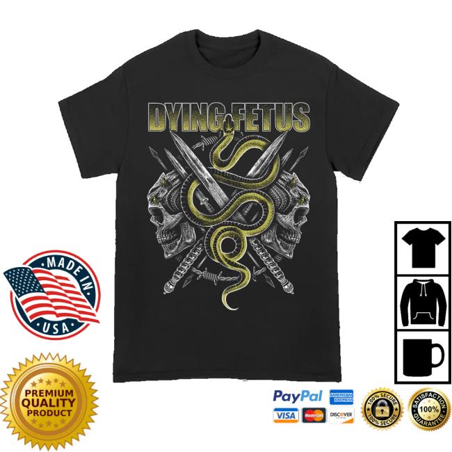 Dying Fetus Band Merch Store Dying Fetus Snake Skull Tee Dying Fetus Band Merch Store Dying Fetus Snake Skull Tee
