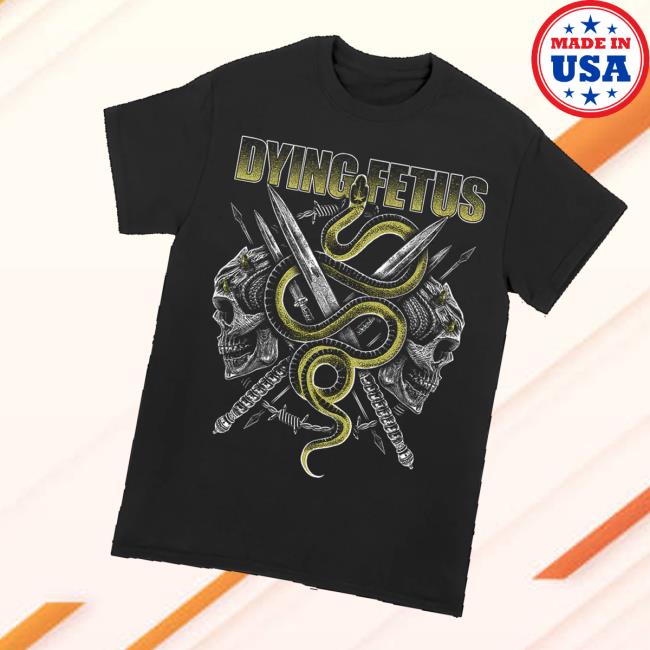 Dying Fetus Band Merch Store Dying Fetus Snake Skull Tee Dying Fetus Band Merch Store Dying Fetus Snake Skull Tee