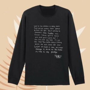 The Spice Girls Store Merch Spice Girls Goodbye Lyric Longsleeve T-Shirt