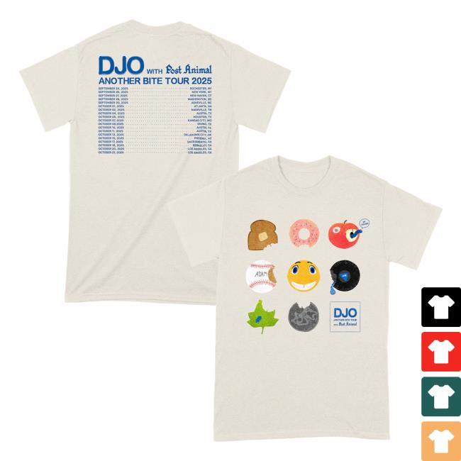 Djo Music Merch Store Another Bite Tour 2025 T-Shirt Djo Music Merch Store Another Bite Tour 2025 T-Shirt