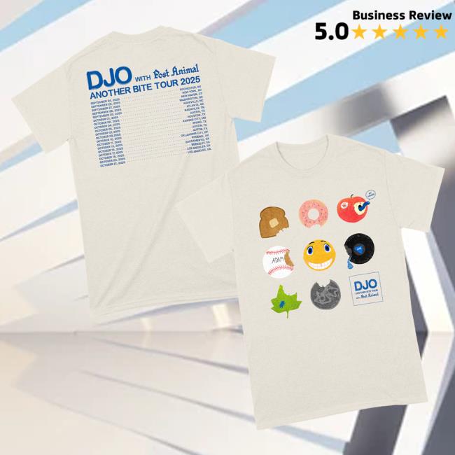 Djo Music Merch Store Another Bite Tour 2025 T-Shirt Djo Music Merch Store Another Bite Tour 2025 T-Shirt