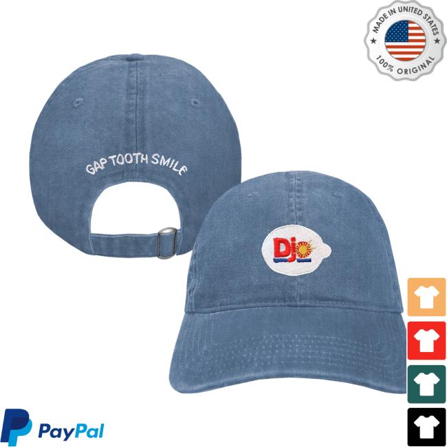Djo Music Merch Store Gap Tooth Smile Denim Dad Hat Djo Music Merch Store Gap Tooth Smile Denim Dad Hat