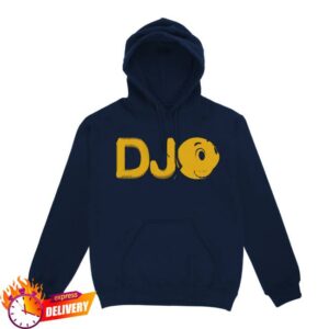 Djo Music Merch Store Smiley Face Logo Pullover Hoodie