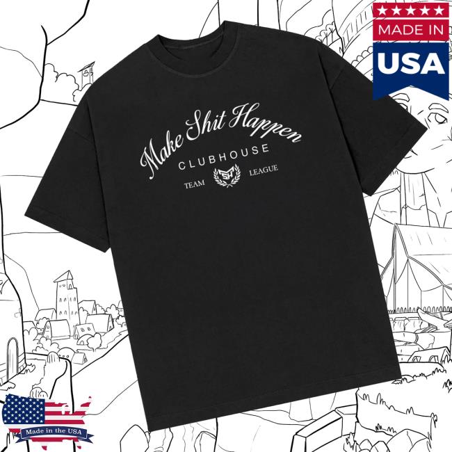 Nick Nayersina Merch Store Clubhouse Black Tee Nick Nayersina Merch Store Clubhouse Black Tee