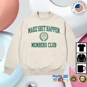 Nick Nayersina Merch Store Msh Members Club Bone Crewneck