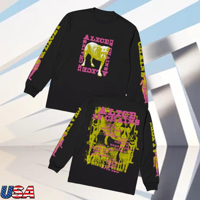 Alice In Chains Merch Store Tripod Long Sleeve T-Shirt Alice In Chains Merch Store Tripod Long Sleeve T-Shirt