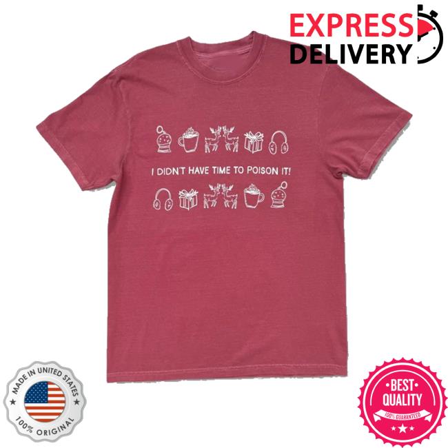 Blank Clo Merch Store No Time To Poison Ss Tee Blank Clo Merch Store No Time To Poison Ss Tee