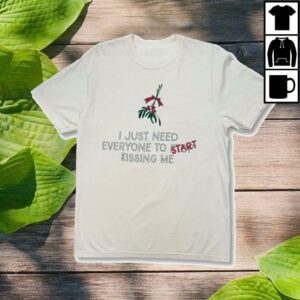 Blank Clo Merch Store Start Kissing Me Ss Tee
