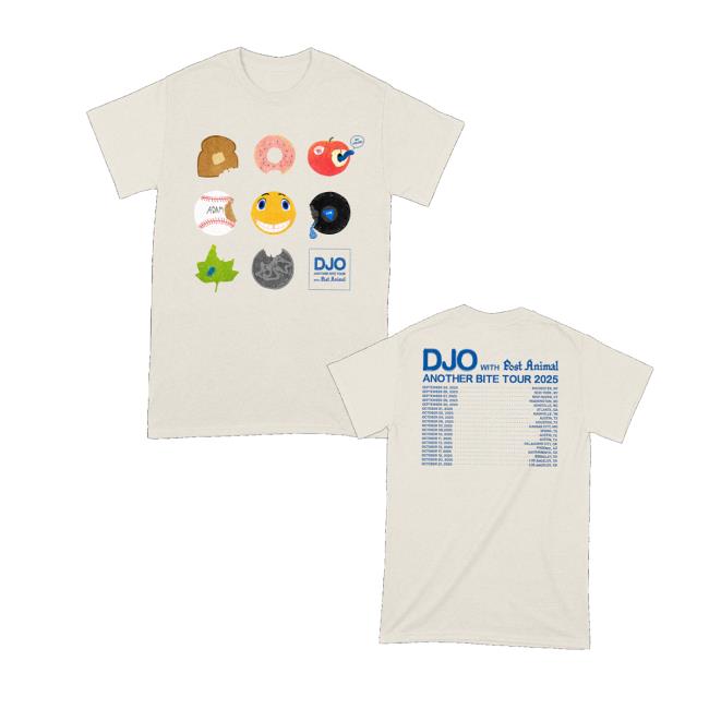 Djo Music Store Merch Another Bite Tour 2025 T-Shirt Djo Music Store Merch Another Bite Tour 2025 T-Shirt