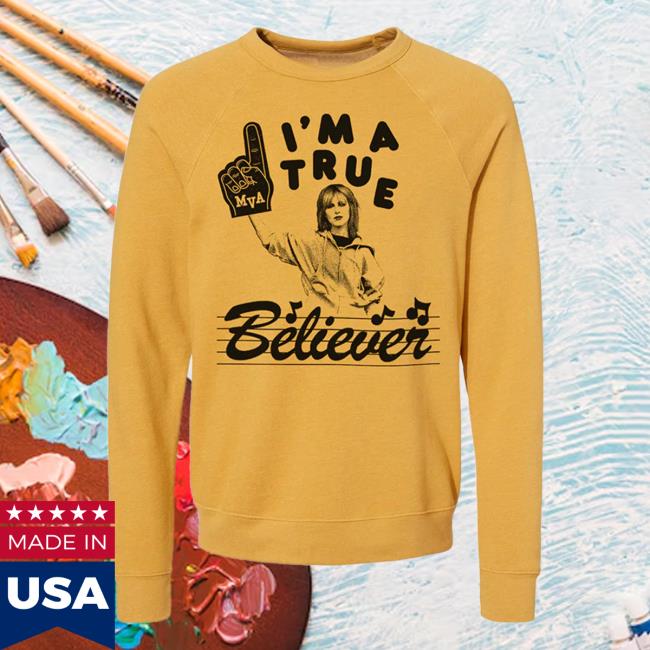 Hayley Williams Merch Store True Believer Mustard Crewneck Fleece Hayley Williams Merch Store True Believer Mustard Crewneck Fleece