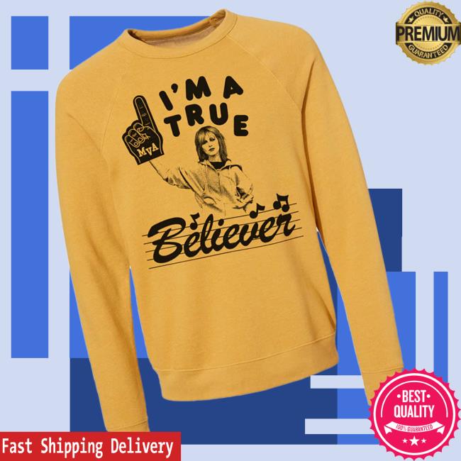 Hayley Williams Merch Store True Believer Mustard Crewneck Fleece Hayley Williams Merch Store True Believer Mustard Crewneck Fleece