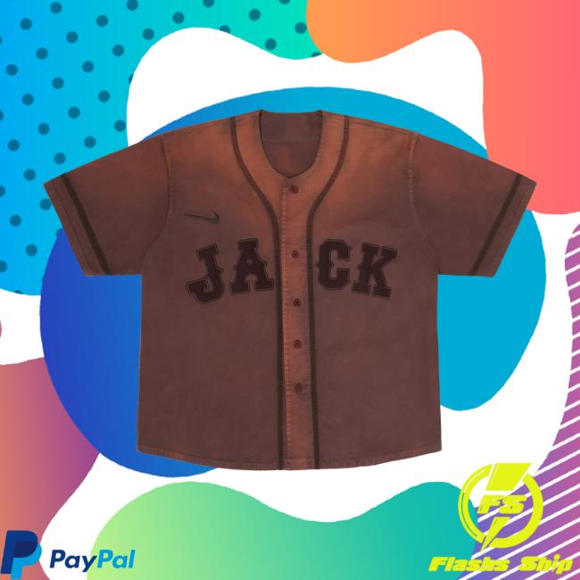 Travis Scott Merch Store Cj X Fragment X Nike Tokyo Jack Retro Baseball Jersey Travis Scott Merch Store Cj X Fragment X Nike Tokyo Jack Retro Baseball Jersey