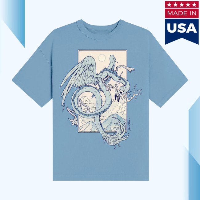 Flimflam Store Merch Flamingo Dragon Adult Tee Flimflam Store Merch Flamingo Dragon Adult Tee