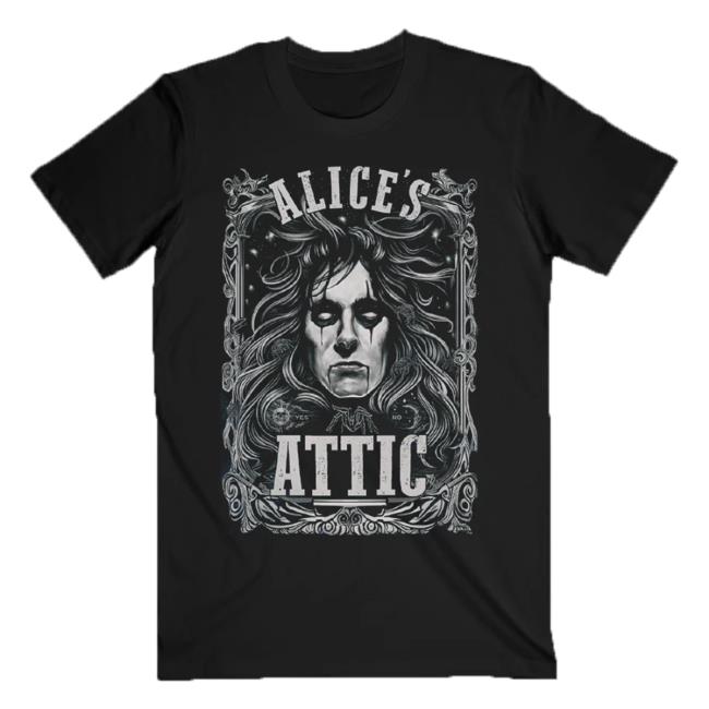 Alice Cooper Merch Store Alice’s Attic Tee Alice Cooper Merch Store Alice’s Attic Tee