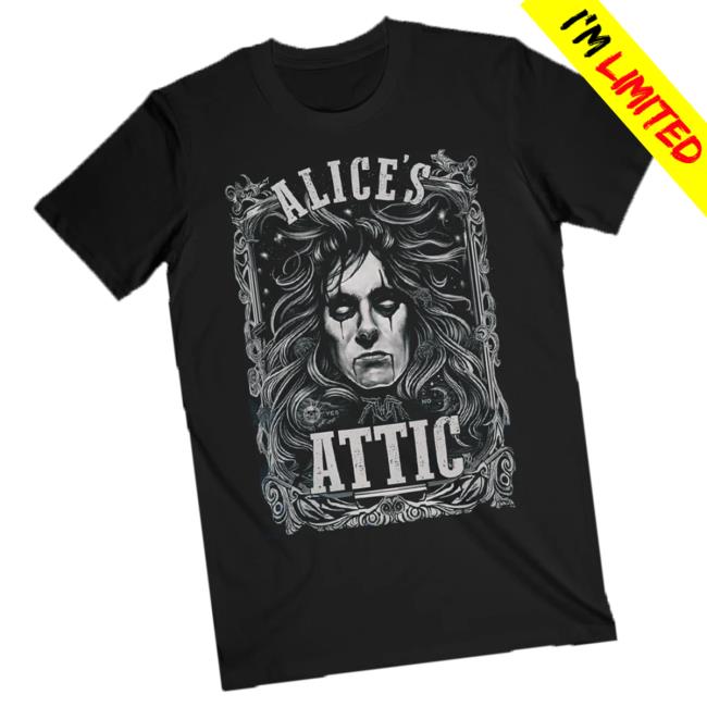 Alice Cooper Merch Store Alice’s Attic Tee Alice Cooper Merch Store Alice’s Attic Tee