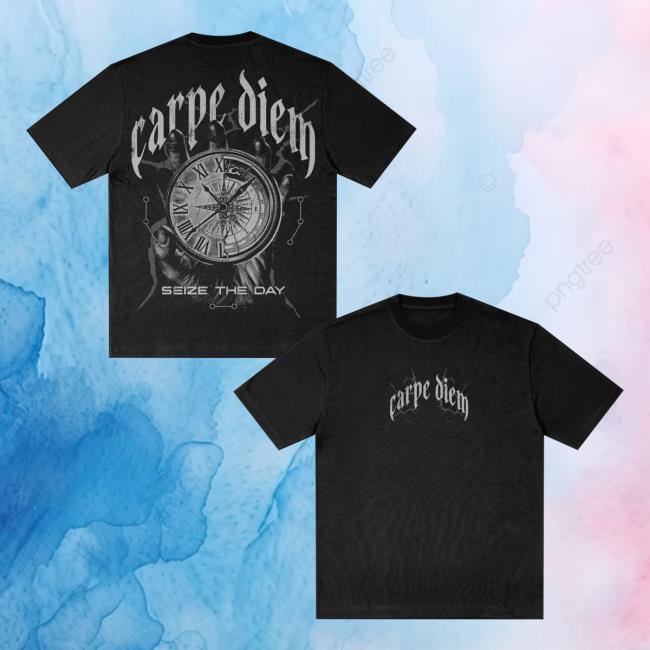 Joe Bartolozzi Merch Store Seize The Day Black Tee Joe Bartolozzi Merch Store Seize The Day Black Tee
