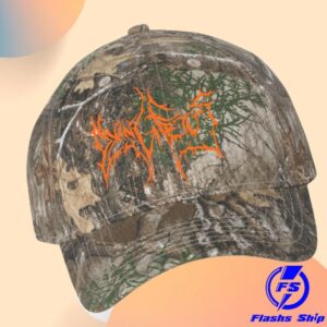 Dying Fetus Store Merch Dying Fetus Embroidered Logo Camo Hat