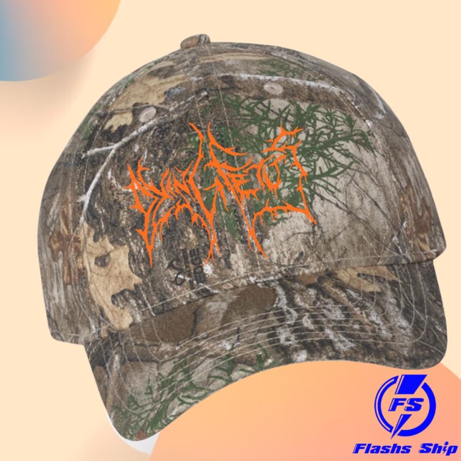 Dying Fetus Store Merch Dying Fetus Embroidered Logo Camo Hat Dying Fetus Store Merch Dying Fetus Embroidered Logo Camo Hat