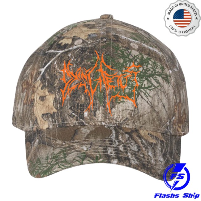 Dying Fetus Store Merch Dying Fetus Embroidered Logo Camo Hat Dying Fetus Store Merch Dying Fetus Embroidered Logo Camo Hat