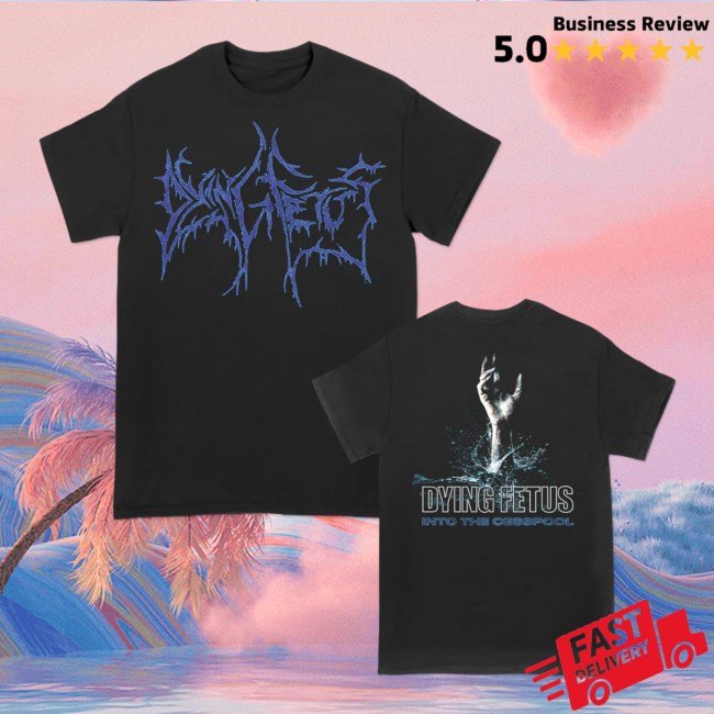 Dying Fetus Band Store Merch Dying Fetus Into The Cesspool Blue Tee Dying Fetus Band Store Merch Dying Fetus Into The Cesspool Blue Tee