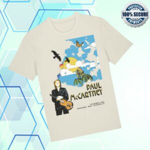 Paul Mccartney Store Merch Got Back 2025 Columbus Event T-Shirt