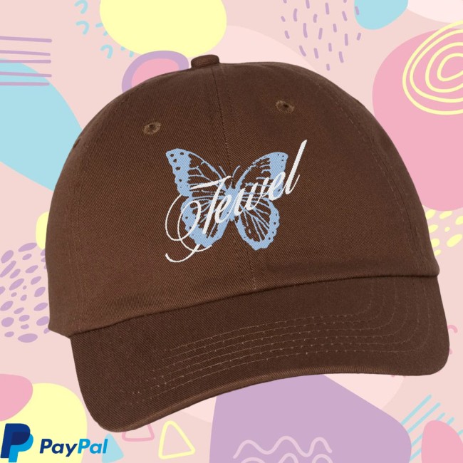 Jewels Merch Store Butterfly Script Hat Jewels Merch Store Butterfly Script Hat