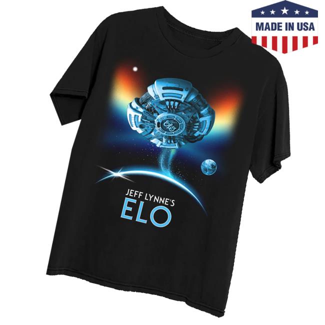 Jeff Lynne’s Elo Store Merch Flying Astral Spaceship T-Shirt Jeff Lynne’s Elo Store Merch Flying Astral Spaceship T-Shirt