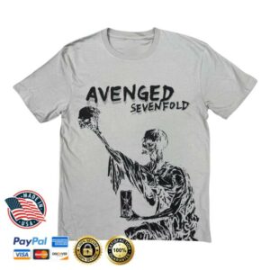 A7x World Store Merch Avenged Sevenfold Europe Tour Skull Tee