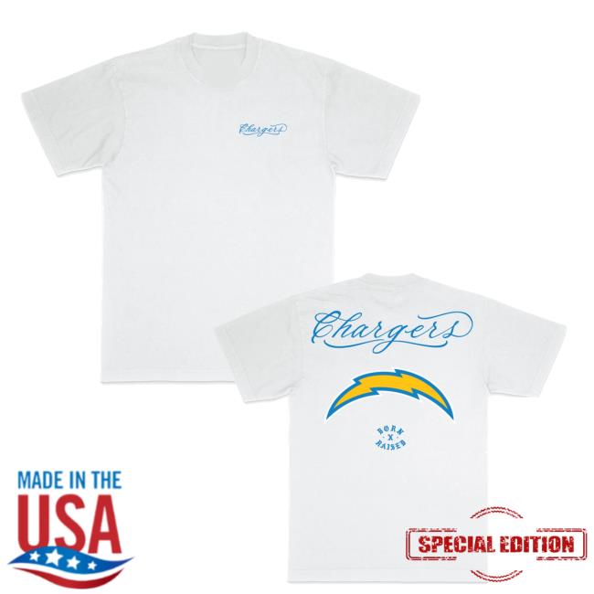 Bornxraised Merch Store Born X Raised Chargers Fine Line Tee Bornxraised Merch Store Born X Raised Chargers Fine Line Tee