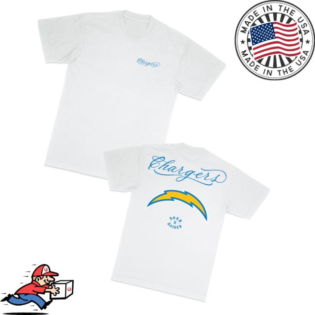 Bornxraised Merch Store Born X Raised Chargers Fine Line Tee Bornxraised Merch Store Born X Raised Chargers Fine Line Tee