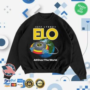 Jeff Lynne’s Elo Merch Store All Over The World Crewneck
