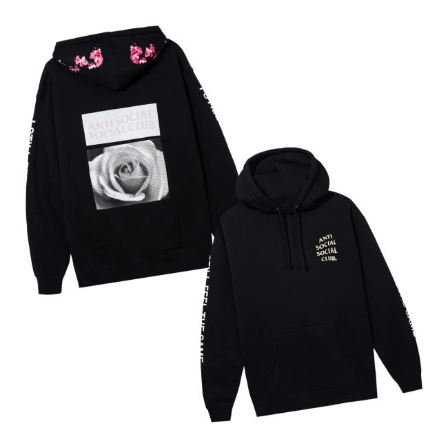 Antisocialsocialclub Merch Store Assc Wildleder Hoodie Antisocialsocialclub Merch Store Assc Wildleder Hoodie