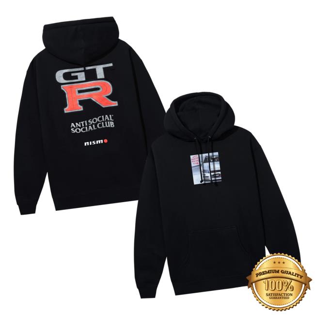 Antisocialsocialclub Merch Store Assc X Nissan Gt-R Hoodie Antisocialsocialclub Merch Store Assc X Nissan Gt-R Hoodie