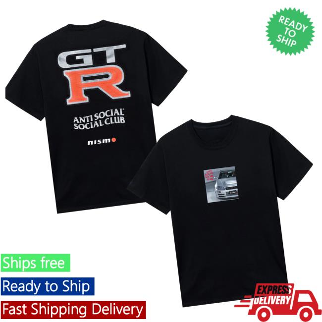 Antisocialsocialclub Merch Store Assc X Nissan Gt-R Tee Antisocialsocialclub Merch Store Assc X Nissan Gt-R Tee