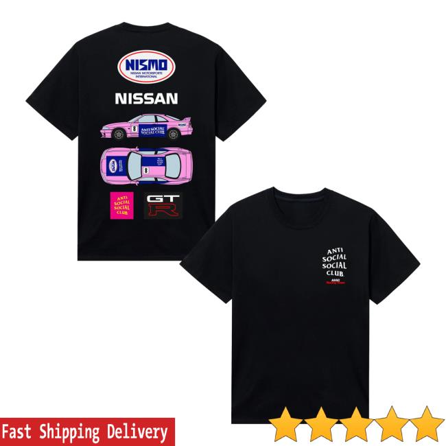 Antisocialsocialclub Merch Store Assc X Nissan Lm Tee Antisocialsocialclub Merch Store Assc X Nissan Lm Tee