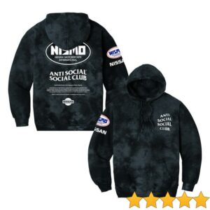 Antisocialsocialclub Merch Store Assc X Nissan Component Hoodie Black