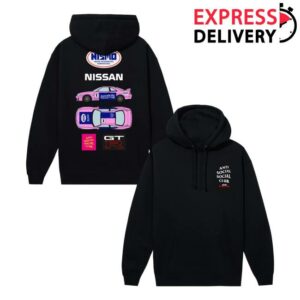 Antisocialsocialclub Merch Store Assc X Nissan Hoodie